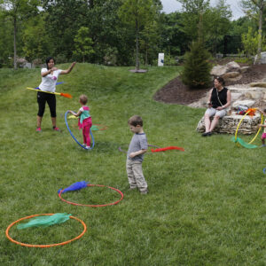 The grand opening of The Scotts Miracle-Gro Foundation Children’s Garden at Franklin Park Conservatory Saturday, May 19, 2018 in Columbus, Ohio. The 2-acre garden encourages children to connect with nature. (Jay LaPrete/AP Images for Franklin Park Conservatory)