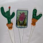 Fused Glass Plant Stakes