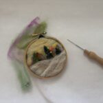 Needle Felted Tropical Scenery