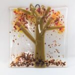 Fused Glass: Fall Suncatcher